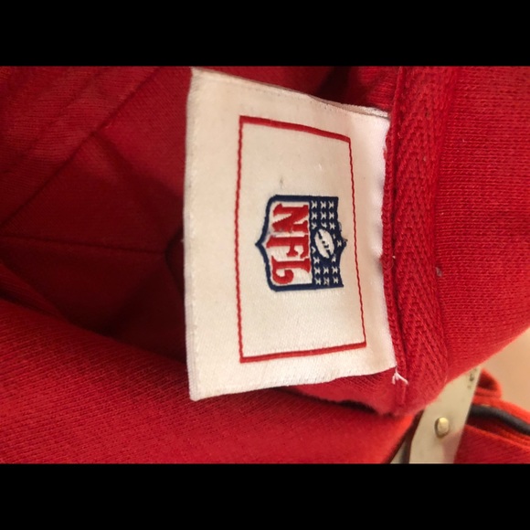 Vintage 1990s NFL New England Patriots thick long sleeve v neck embroidered logo - Picture 14 of 15